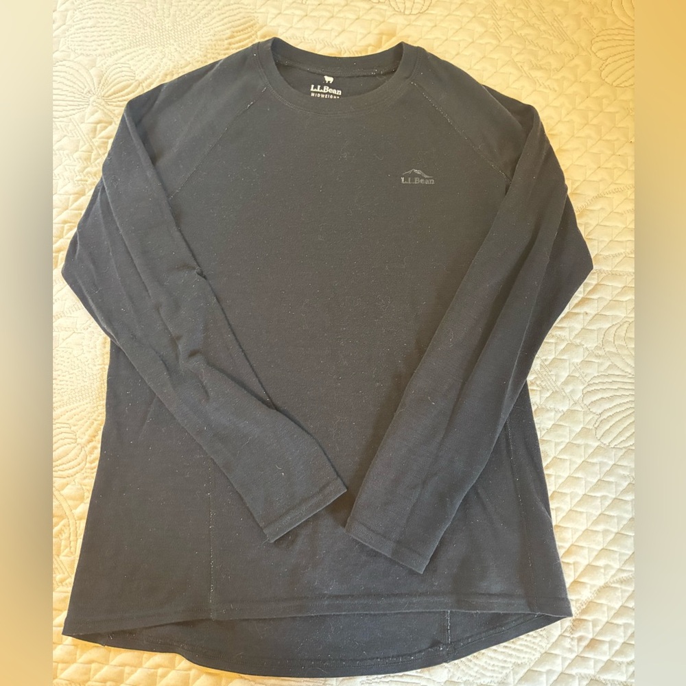 Llbean merino wool mid weight base layer